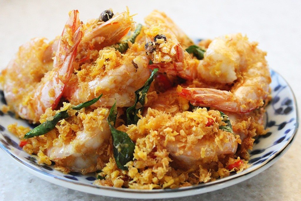 Butter Cereal Prawns foodelicacy