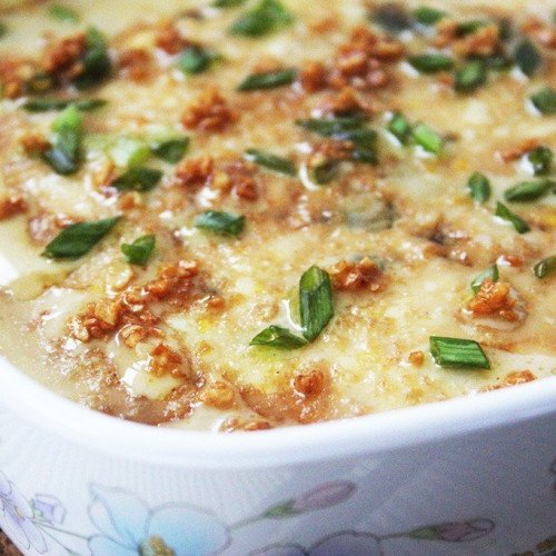 Steamed Eggs with Minced Meat Foodelicacy