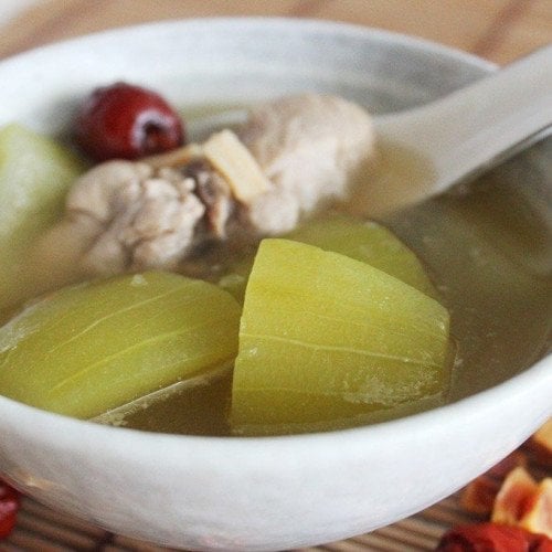 Hairy Gourd with Dried Scallop Soup