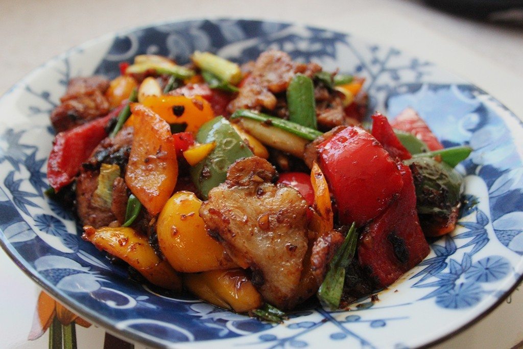 Stirfried Pork with Peppers Foodelicacy