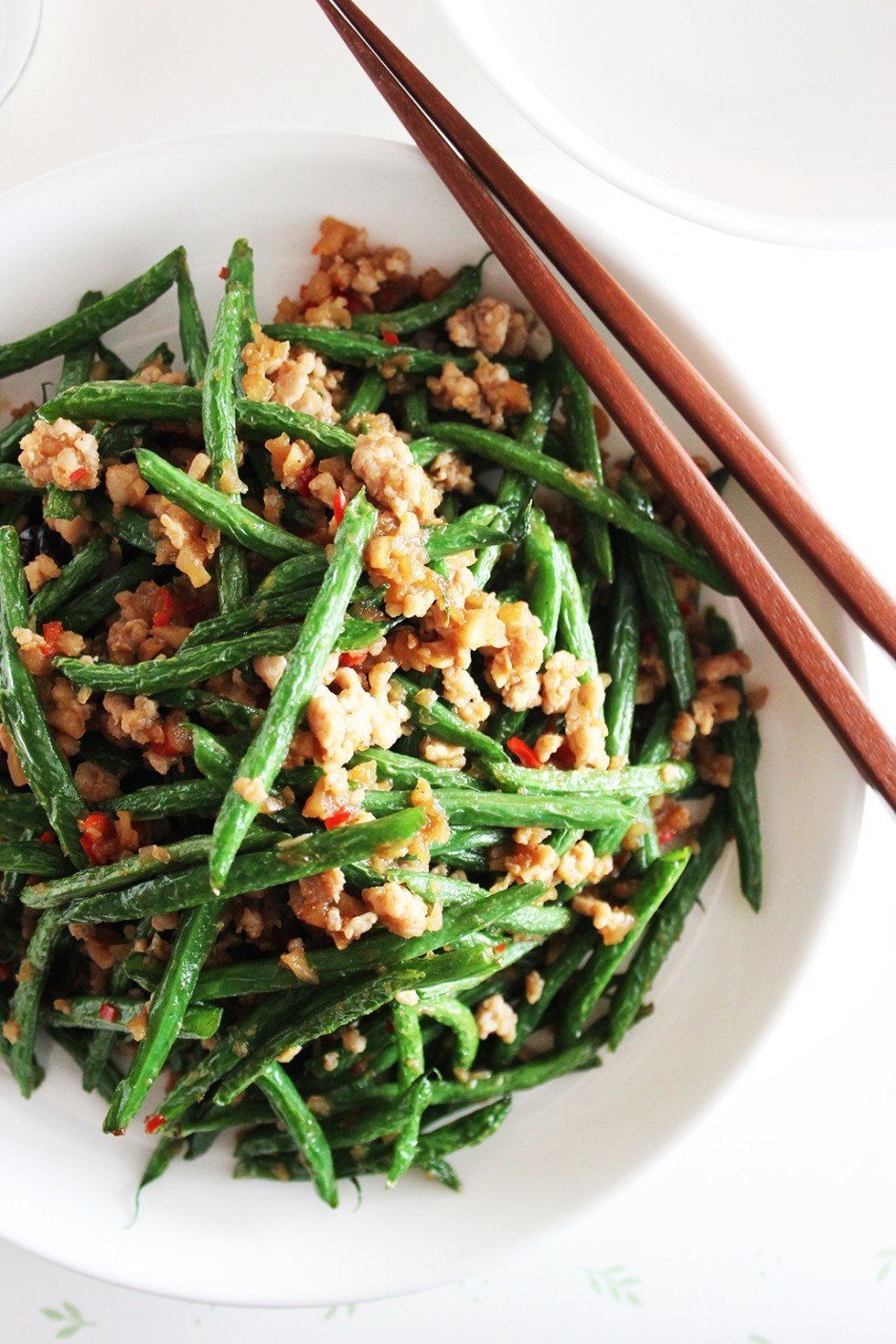 French Beans Stirfried with Minced Pork in Soy Bean Paste Foodelicacy