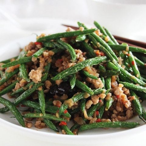 French Beans Stir-fried with Minced Pork in Soy Bean Paste