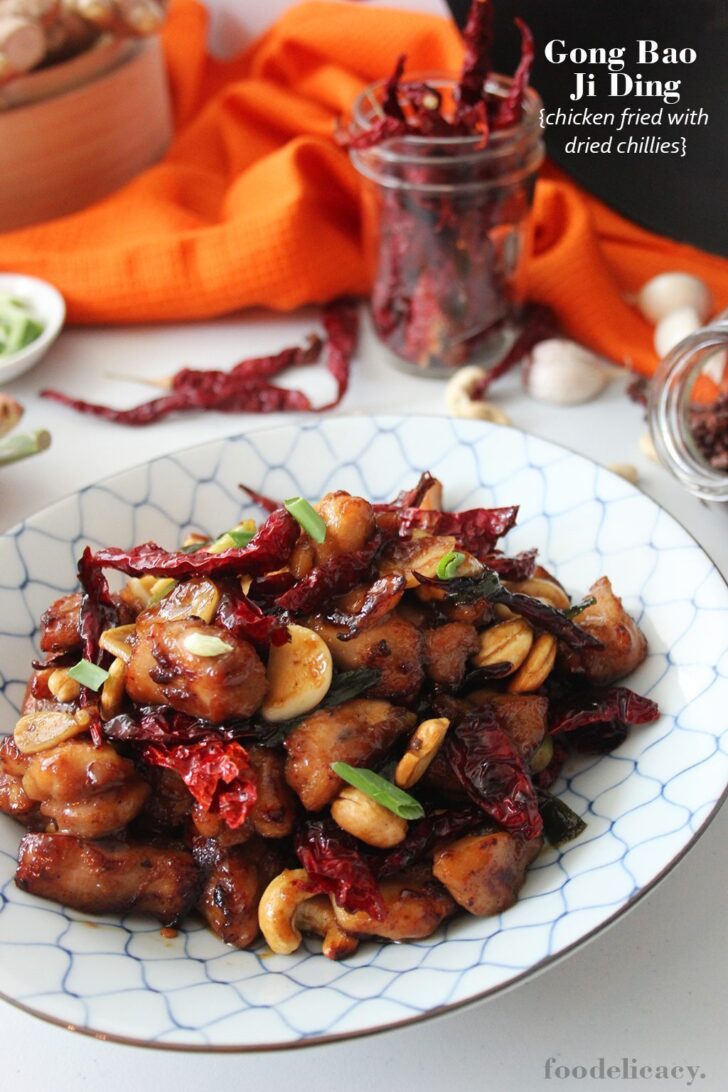 Gong Bao Chicken {with Amazing Gong Bao Sauce!} Foodelicacy