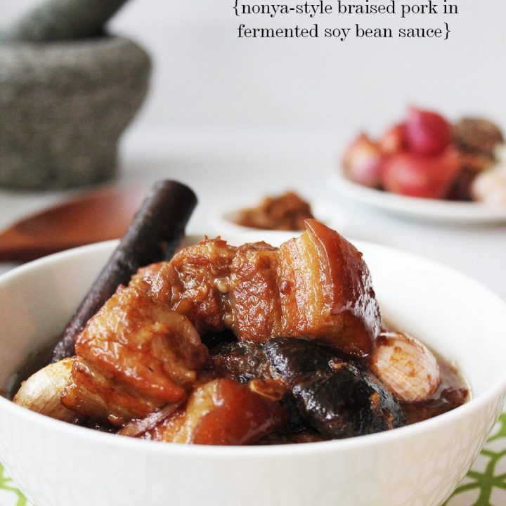 Babi Pongteh (Nonya-Style Braised Pork in Fermented Soy Bean Sauce)