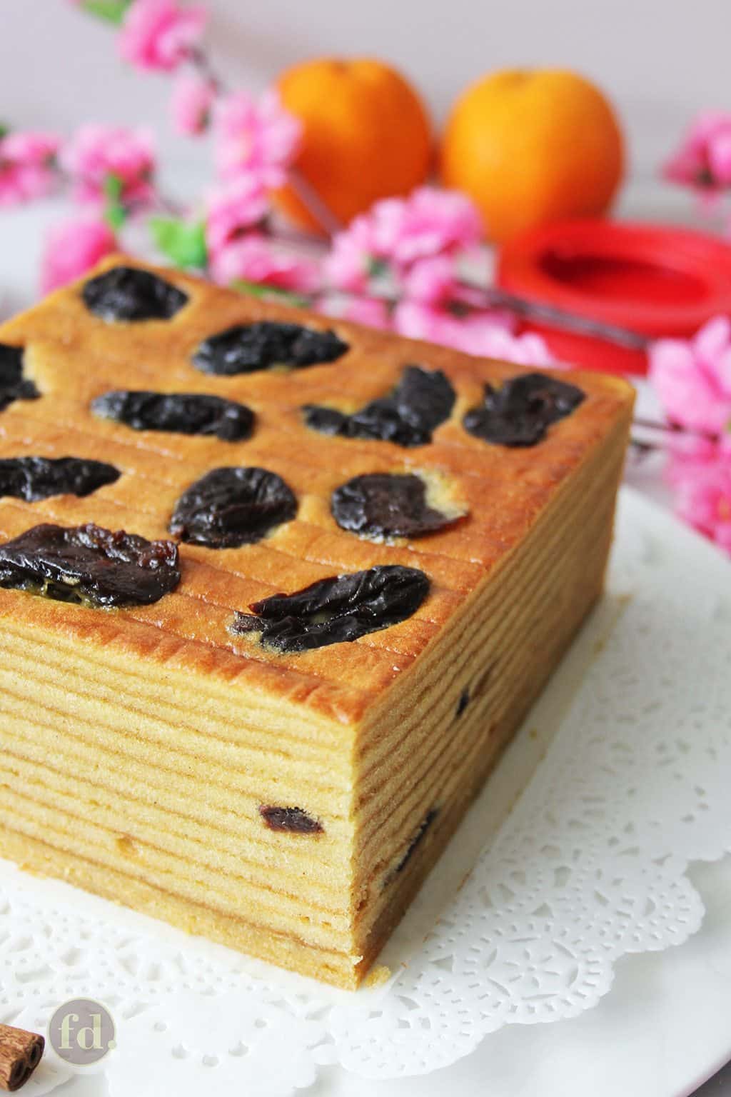 indonesian prune layer cake (prune lapis cake)