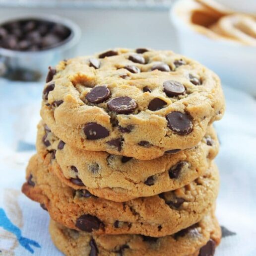 Thick Chewy Peanut Butter Chocolate Chip Cookies Foodelicacy
