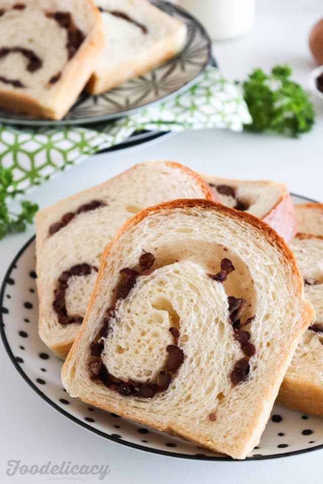 red bean milk loaf