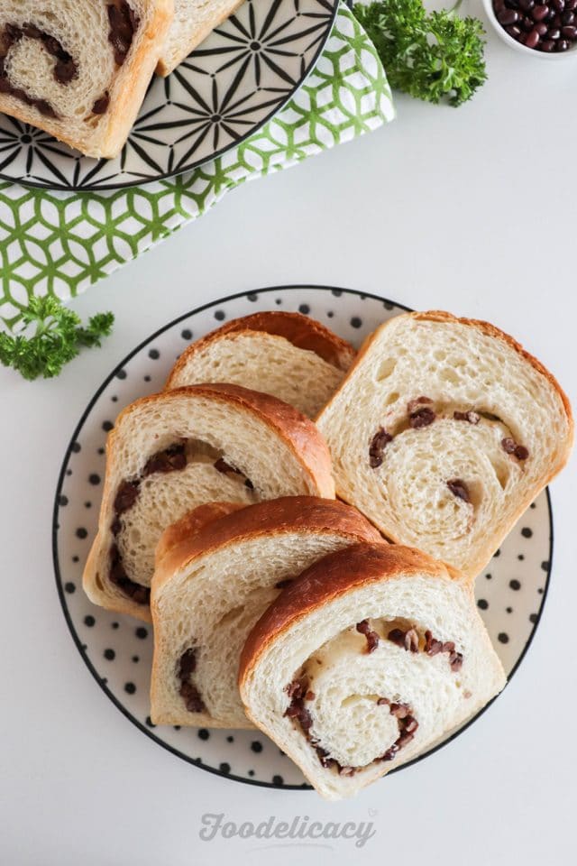 red bean milk loaf