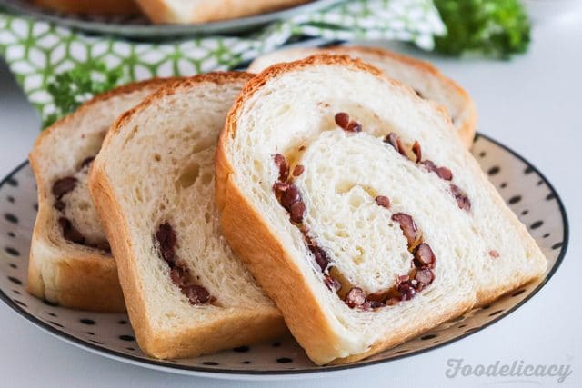 red bean milk loaf