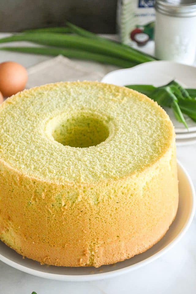NoFail Pandan Chiffon Cake, Easy StepbyStep Recipe (with VIDEO