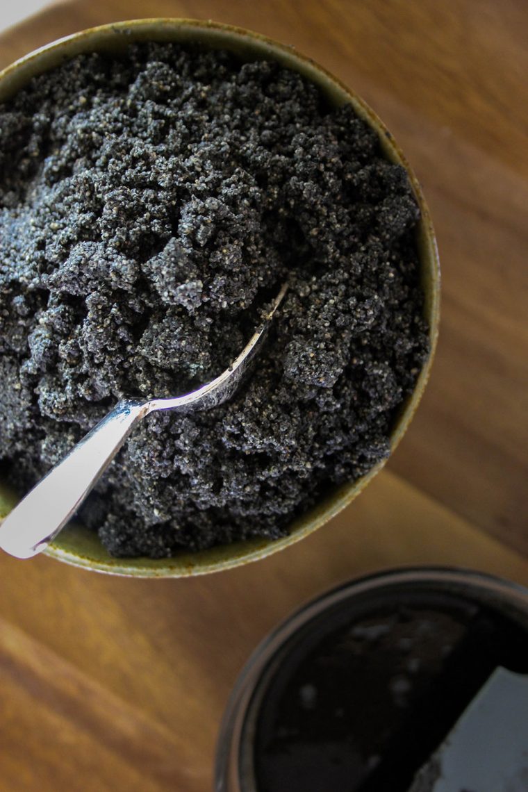 Japanese Black Sesame Chiffon Cake Foodelicacy