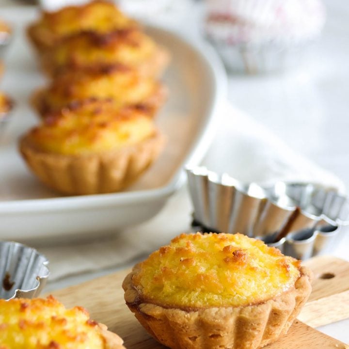 Delicious Coconut Tarts, Chinese Bakery-Style