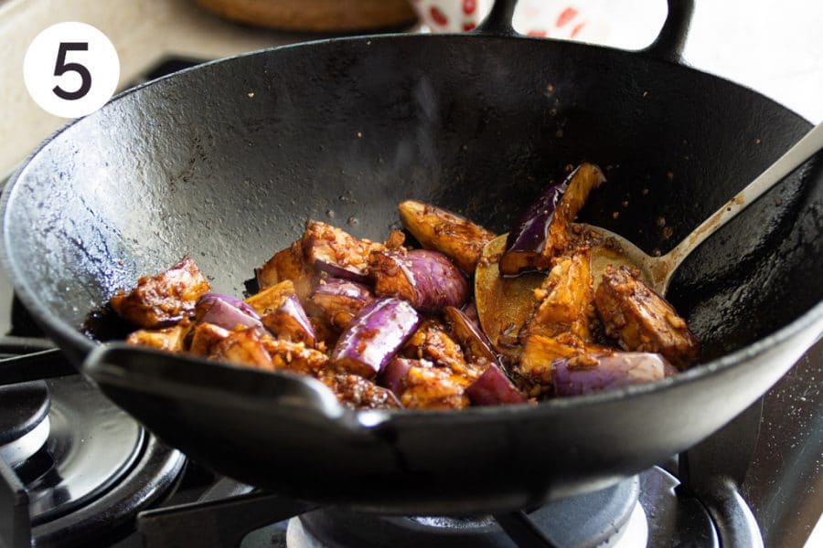 Chinese Eggplant with Garlic and Dried Shrimp Foodelicacy